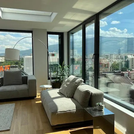 360 Stunning View 2 Floors Penthouse 3bd 2ba Apartment Sofia