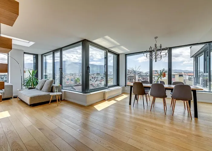 شقة 360 Stunning View 2 Floors Penthouse 3bd 2ba صوفيا