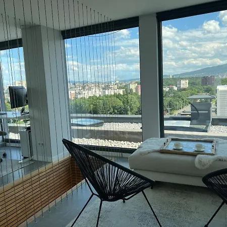360 Stunning View 2 Floors Penthouse 3bd 2ba * Σόφια