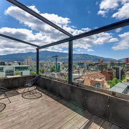 360 Stunning View 2 Floors Penthouse 3bd 2ba Sofia