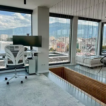 360 Stunning View 2 Floors Penthouse 3bd 2ba Sofia