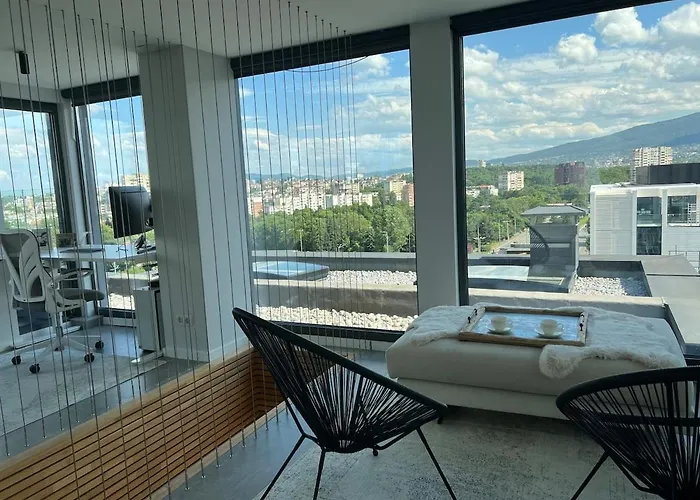360 Stunning View 2 Floors Penthouse 3bd 2ba * Sofia